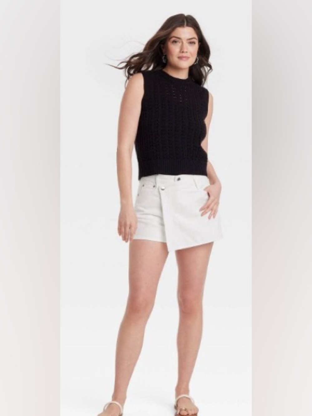 NWT-10 Universal Thread 
Cream White Denim Skort
Cruise tennis golf perfect